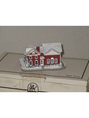 Norman Rockwell Main Street Landmark Sculptures Bank #82126 Brand New In Box